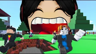 Me convierto en GIGANTE y me como TODO ROBLOX 🌍 😋| paolazgames