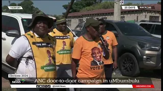2024 Elections | KZN ANC secretary Bheki Mtolo conducts door-to-door campaign in uMbumbulu