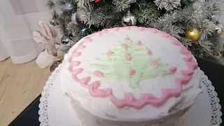 Торт Иней❄️🎂. Рецепт Безе. Крем для торта.