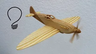 How to Make a Spitfire Fighter Aircraft out of Wood