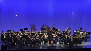 Stockton’s Edison High concert band performed “In the Shining of the Stars” at Hoover High