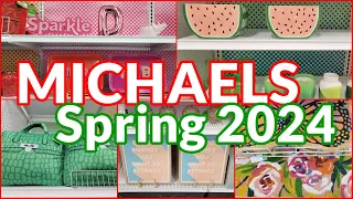 MICHAELS SPRING DECOR 2024 SHOP WITH ME