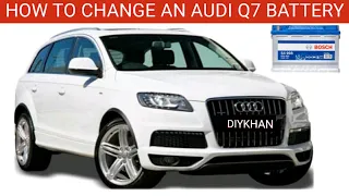 Audi Q7 Battery Location. How to Change an Audi Q7 Battery || Audi Q7 Battery Replacement Job