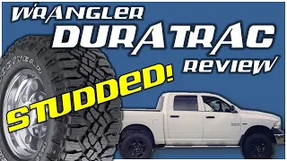 STUDDED! Goodyear Wrangler Duratrac - Winter & Ice Conditions Test - Tire Review