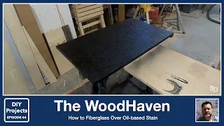 How to Build a DIY Fiberglass Tonneau Cover - Part 3 - How to Fiberglass Over Oil-based Stain