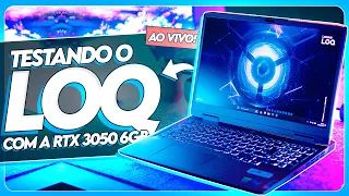 Testando o NOVO LENOVO LOQ com a RTX 3050 de 6GB! #Bench183