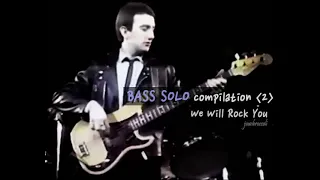 John deacon bass Compilation 2 - We will rock you (fast ver.)