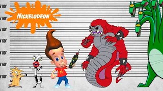 Персонажи Никелодеон. Кто Больше? | Крупнейшие персонажи мультфильмов Nickelodeon |