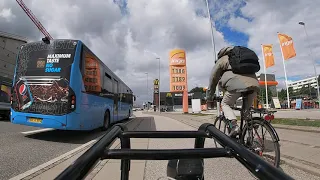 Aarhus Bike Ride, Europaplads to the Vandtårnet, August 2021