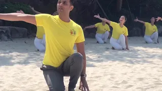 Yoga Dance On Beach| Tum Hi Ho | Master Praveen