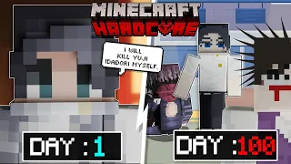 I Survived 100 Days As YUTA OKKOTSU in Jujutsu Kaisen Minecraft