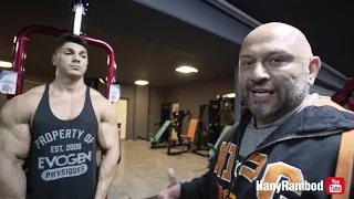 Hany trains Phil Heath and Andrei Deiu with a FST-7 Arm workout at FIBO