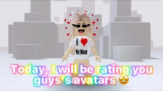 Rating you guys’s avatars in roblox