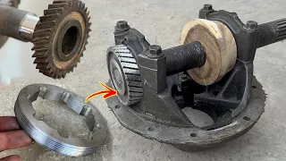 Don't Lose Your Aim // How credible Mechanic Repaired Damaged thread of Truck Differential Gear box