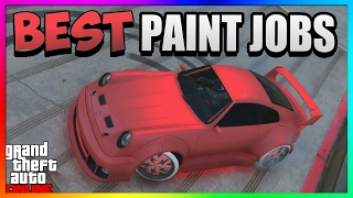 GTA 5 Online - Best RARE Paint Jobs & SEXY Car Color Schemes - Pink Illusion! (GTA 5 Paint Jobs)