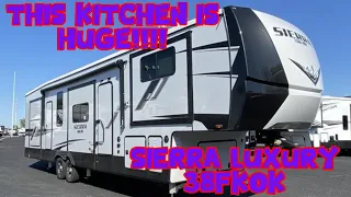 Probably the Best RV Kitchen!!! Sierra Luxury 38FKOK