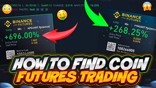 How To Find Coin For Futures Trading | Scalping and Day Trading Coins