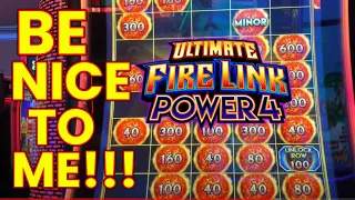 $100 MAX BET! SUPER RARE MASSIVE SCREEN BONUS! ultimate fire link ultra 4 was on fire 🔥