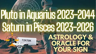 Saturn In Pisces & Pluto In Aquarius - Global Predictions & Impact for all 12 Zodiac Signs