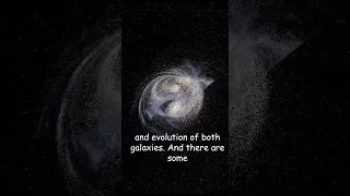 The collision of these two galaxies will end the life of the earth.😮🌌😫 #shorts #viral #facts