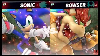 Super Smash Bros Ultimate Amiibo Fights Request #758 Sonic vs Bowser