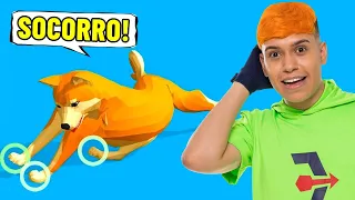 CONTROLEI OS ANIMAIS E ELES FICARAM MALUCOS!! (Move Animals)