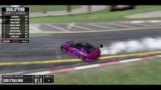 VDC 2022 Round 2 Riga Qualifying Run 2 94.7 - (950HP 2JZ Supra Pro Virtual Drift Car!)