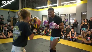 Sparring and fun for Saenchai and Superlek in Orange County | YOKKAO Muay Thai Seminar USA Tour 2022