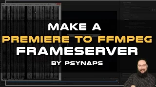 Render from Premiere to FFMPEG using a Frameserver