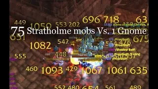 Mage Vs. World #4 - 75 mobs in 2 pulls in Stratholme (Strat UD) - Classic WoW