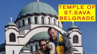 TEMPLE OF SAINT SAVA BELGRADE SERBIA / LARGEST ORTHODOX CHURCH IN EUROPE