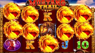 MUSTANG TRAIL INSANE ONE HOUR NON STOP BONUS BUY - GOOD PROFIT - BONUS BUY ONLINE CASINO ONLINE SLOT