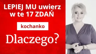 💜💜Kochanko   dlaczego te 17 zdań, które słyszysz od niego zmieni Twoje życie, pod warunkiem, że...