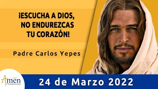 Evangelio De Hoy Jueves 24 Marzo 2022 l Padre Carlos Yepes l Biblia l  Lucas 11, 14-23 l Católica