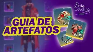 GUIA DE ARTEFATOS SOLO LEVELING: Quais os melhores artefatos para Sung jin woo e para os Hunters!!