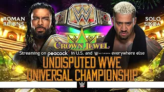 WWE Crown Jewel 2023 - Match Card Predictions