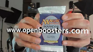Legends Booster Opened! Let's go BLUE WAX!!! English!