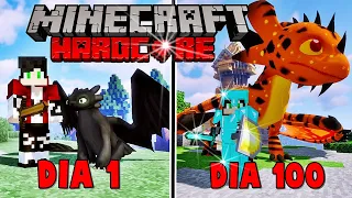 SOBREVIVI 100 Dias em UM MUNDO DE DRAGÕES no Minecraft Hardcore - O FILME #3