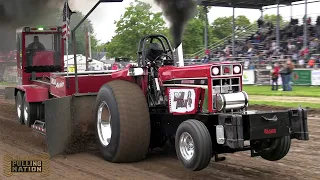 Light Limited Super Stock Tractors full class BSTP at the GCFN 2022 in Monroe, WI (9-24-22)