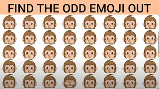 HOW GOOD ARE YOUR EYES l #84 l  Find The Odd  Emoji out l Emoji Puzzle Quiz  l kk arcade master