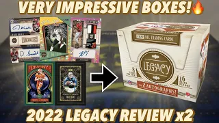 GREAT LOW-COST SET! 🔥 | 2022 Panini Legacy Football Hobby Box Review x2