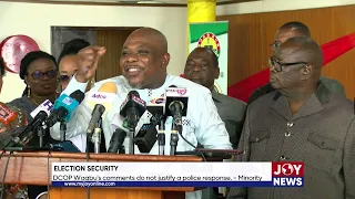 Election security: DCOP Waabu's comments do not justify a police response. - Minority