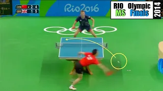 Counterattack. Continuous attack leads to victory. (Ma Long vs Liam Pitchford)