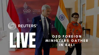 LIVE: G20 foreign ministers gather in Bali for a hybrid meeting