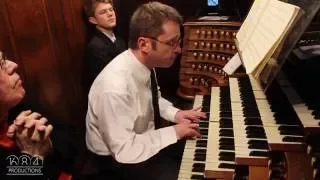 Saint-Sulpice organ, Vincent Warnier plays Bach Kyrie, Gott heilliger Geist BWV 671 (6 Feb 2011)