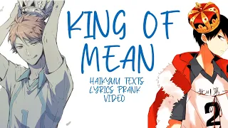 Haikyuu Texts 🖤 // (King) Queen of mean 👑 // Lyrics Prank // TYSM for 800+ Subscribers 💖