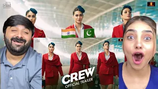 Pak reacts on Crew | Trailer | Tabu, Kareena Kapoor Khan, Kriti Sanon, Diljit Dosanjh 🇮🇳🇵🇰