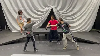 Choreographing Mercutio & Tybalt fight, Romeo & Juliet