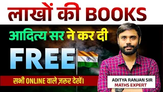😱😱 लाखों की BOOKS 📚 Aditya Ranjan Sir ने कर दी FREE!! [ Link in Description ] @AdityaRanjanTalks