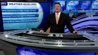 Video: Some sun, chilly Thursday before a weekend warming trend